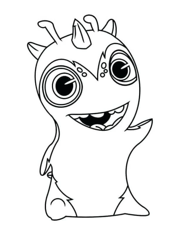 Slugterra boyama sayfası – çocuk aktivitesi, PDF indir