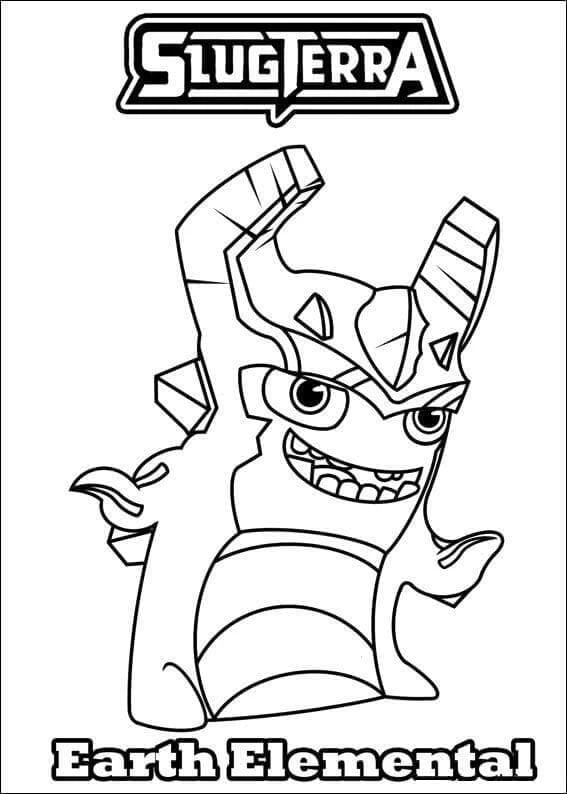Slugterra boyama sayfası – boyama çalışması, yaratıcılığı geliştirir