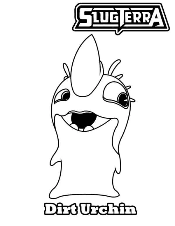 Slugterra boyama sayfası – el becerilerini geliştirir, boyama çalışması