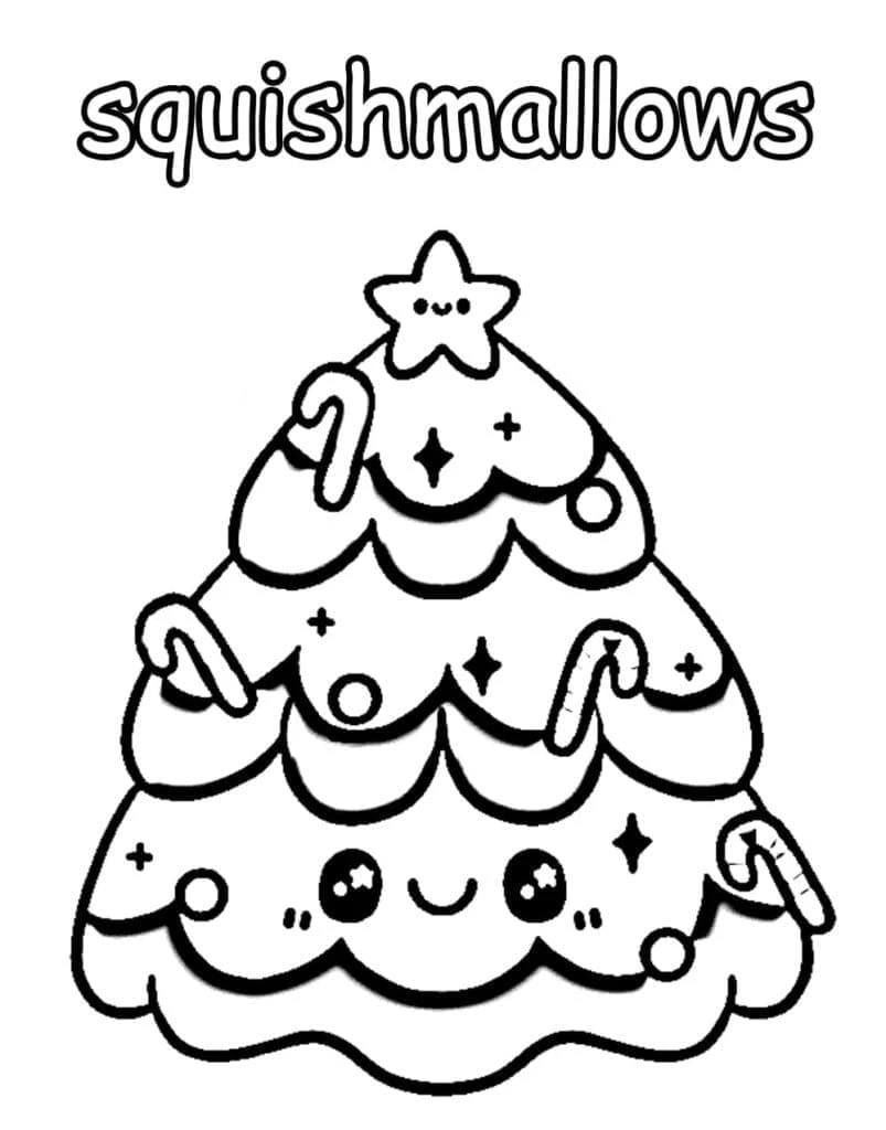 Squishmallow boyama sayfası – keyifli zaman, renkli çizimler