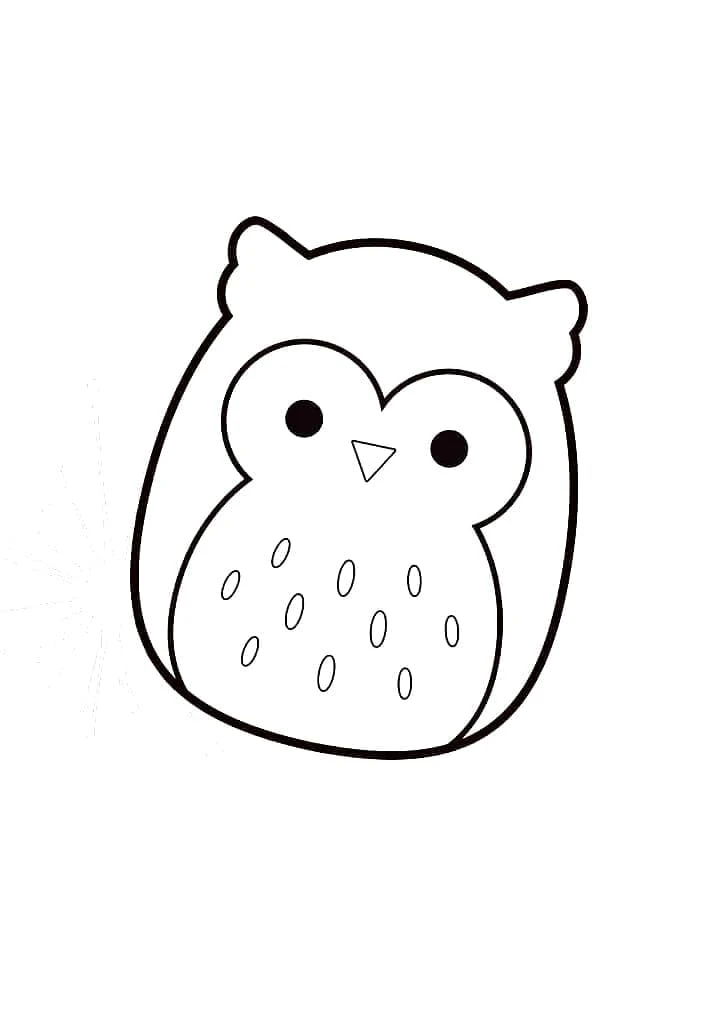 Squishmallow boyama sayfası – yaratıcılığı geliştirir, keyifli zaman