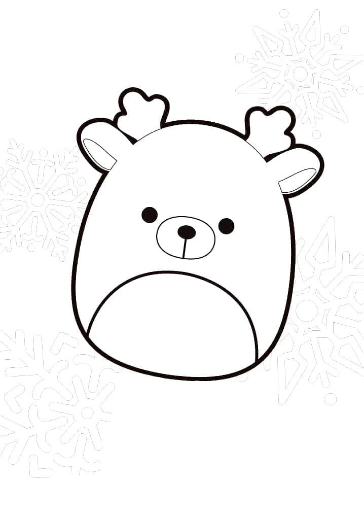 Squishmallow boyama sayfası – yaratıcılık, eğlenceli etkinlik