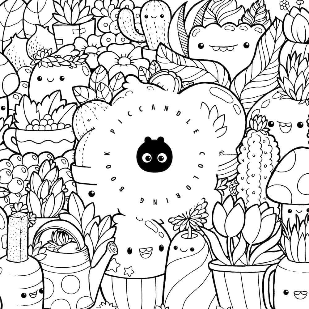 Squishmallow boyama sayfası – okul öncesi, evde etkinlik