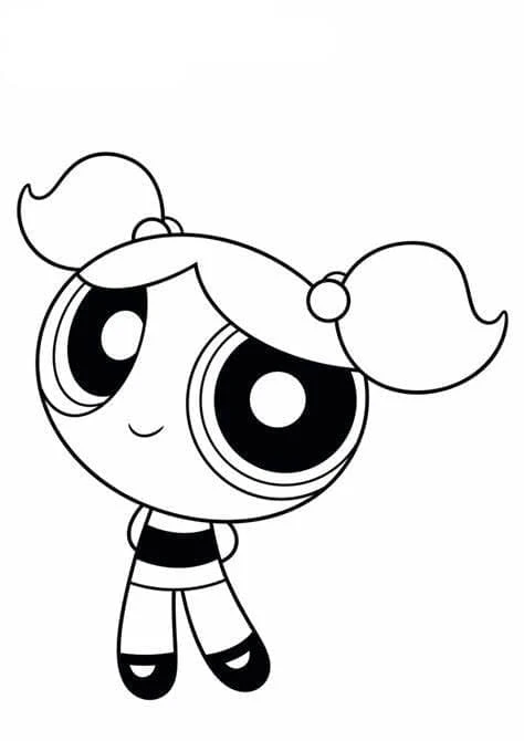 Powerpuff Girls boyama sayfası #3 – tamamen ücretsiz, çocuklar için