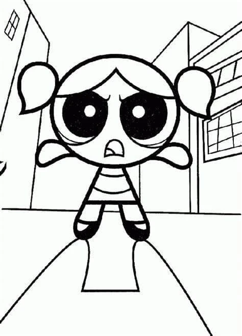 Powerpuff Girls boyama sayfası #15 – boyama etkinliği, çocuk aktivitesi