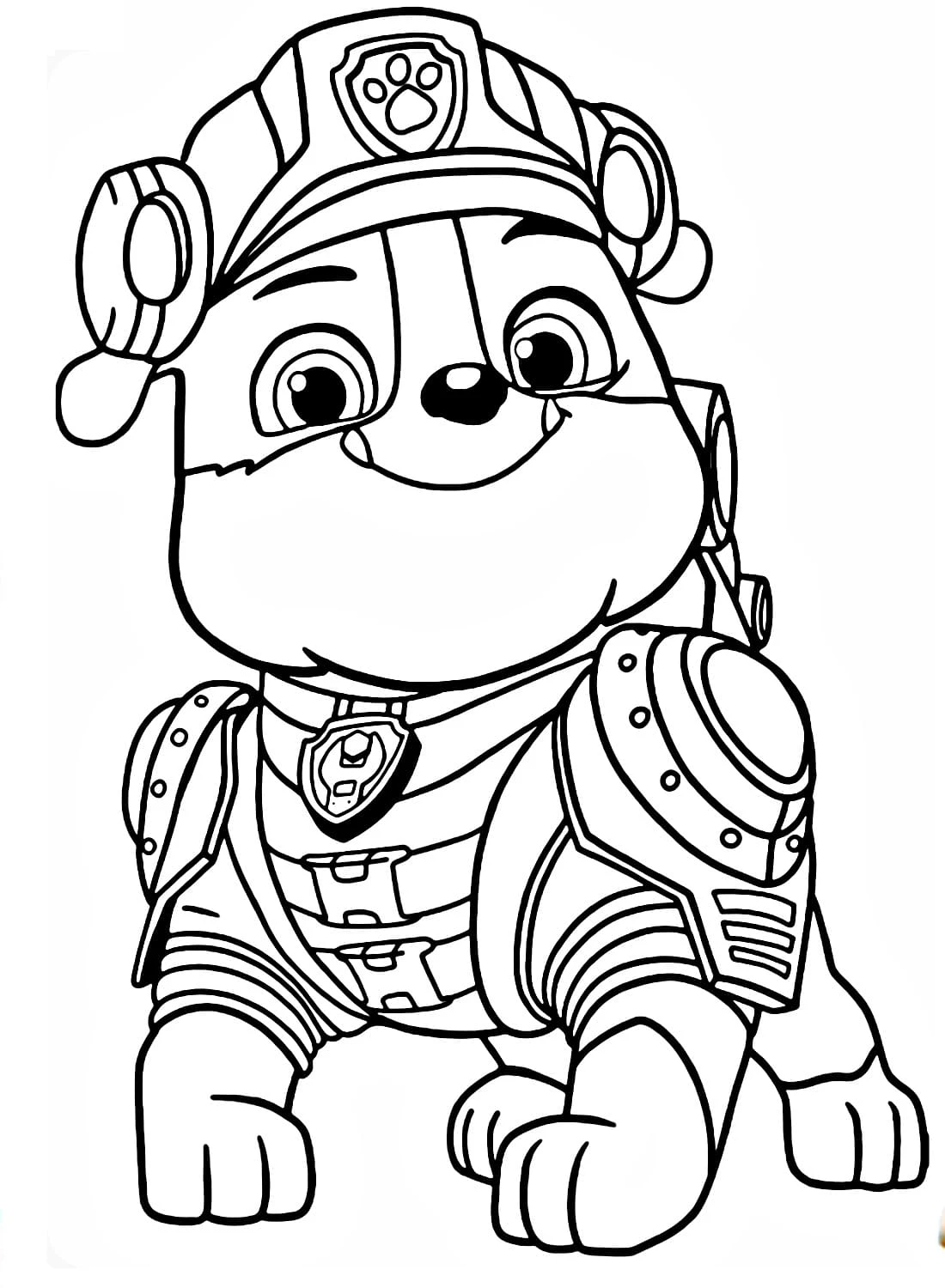 Rubble Paw Patrol Boyama