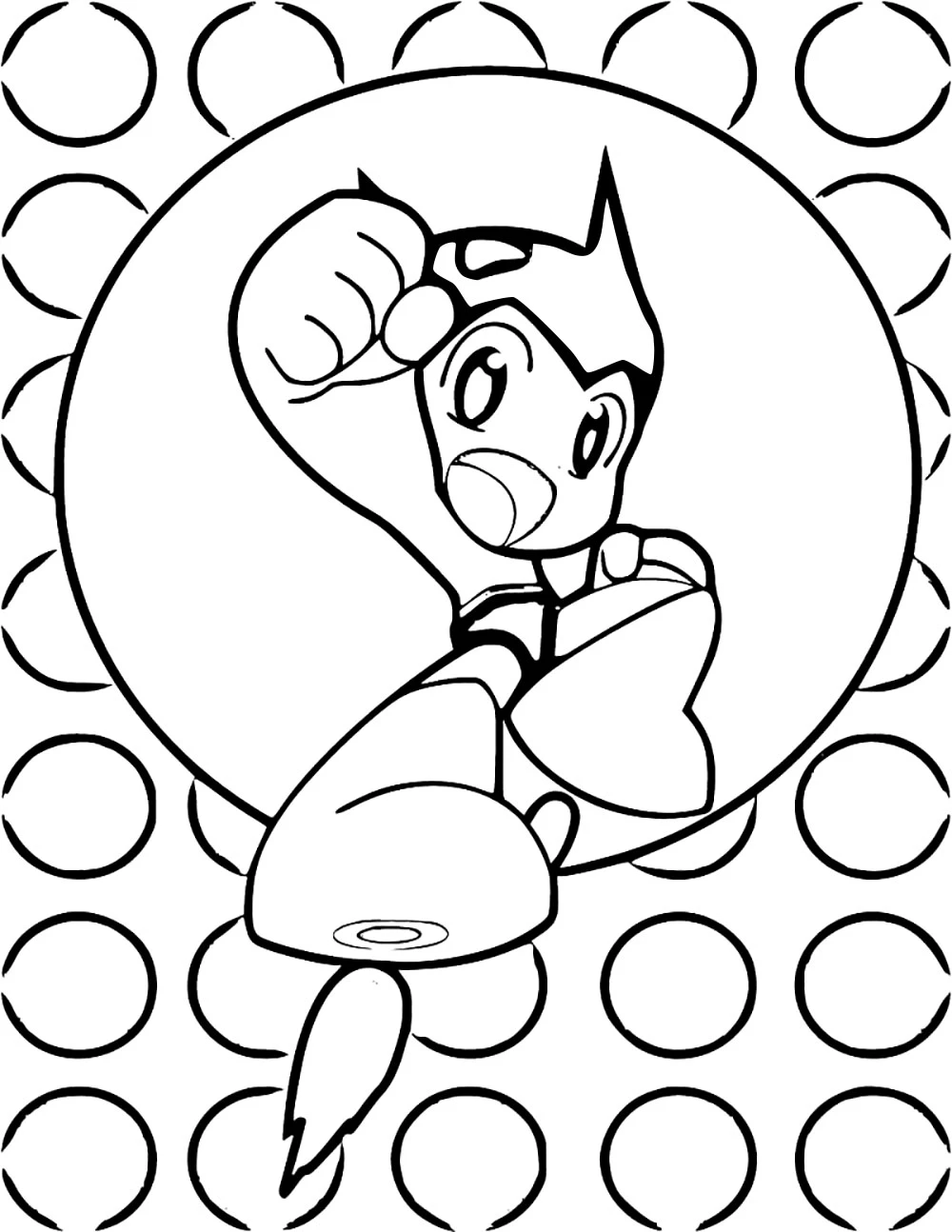 Astro Boy boyama sayfası – boyama çalışması, yaratıcılığı geliştirir