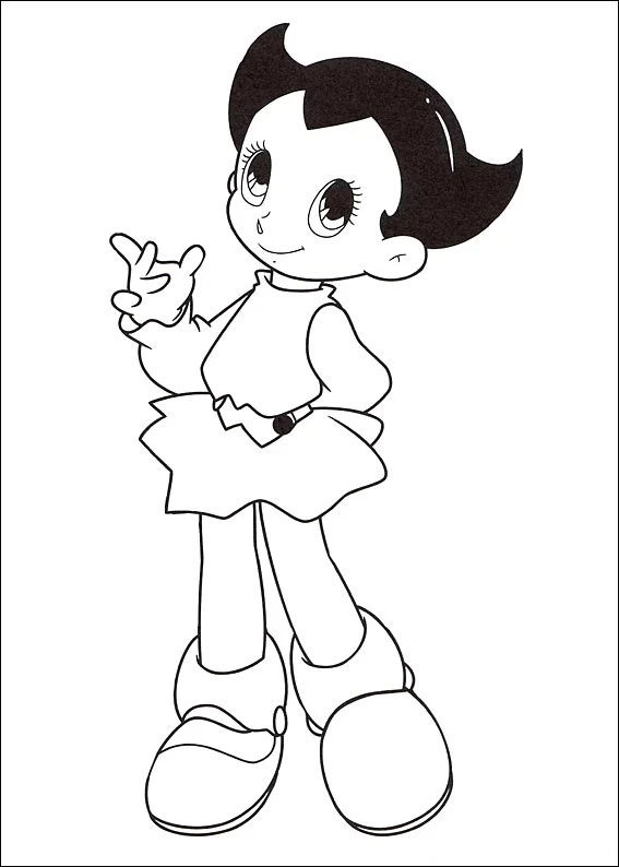 Astro Boy Boyama