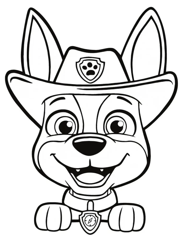Tracker Paw Patrol Boyama