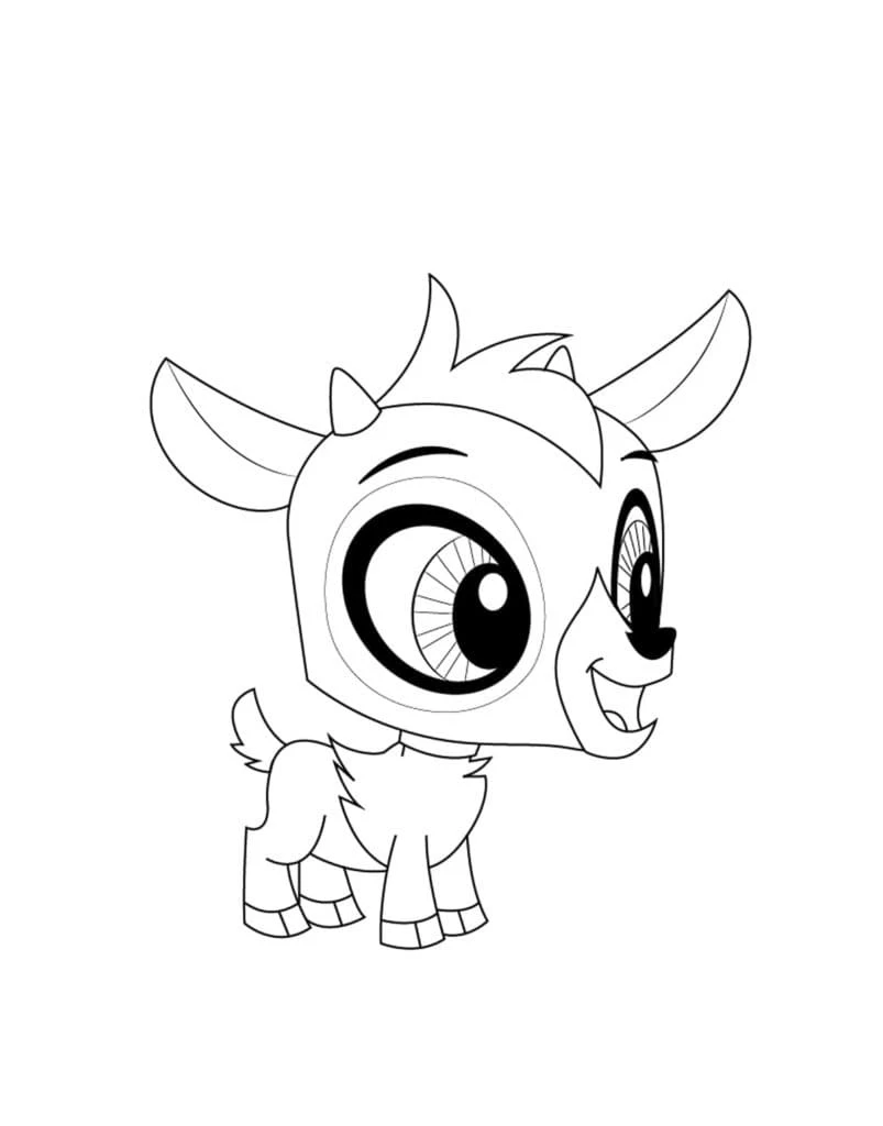Littlest Pet Shop boyama sayfası – yaratıcılığı geliştirir, keyifli zaman