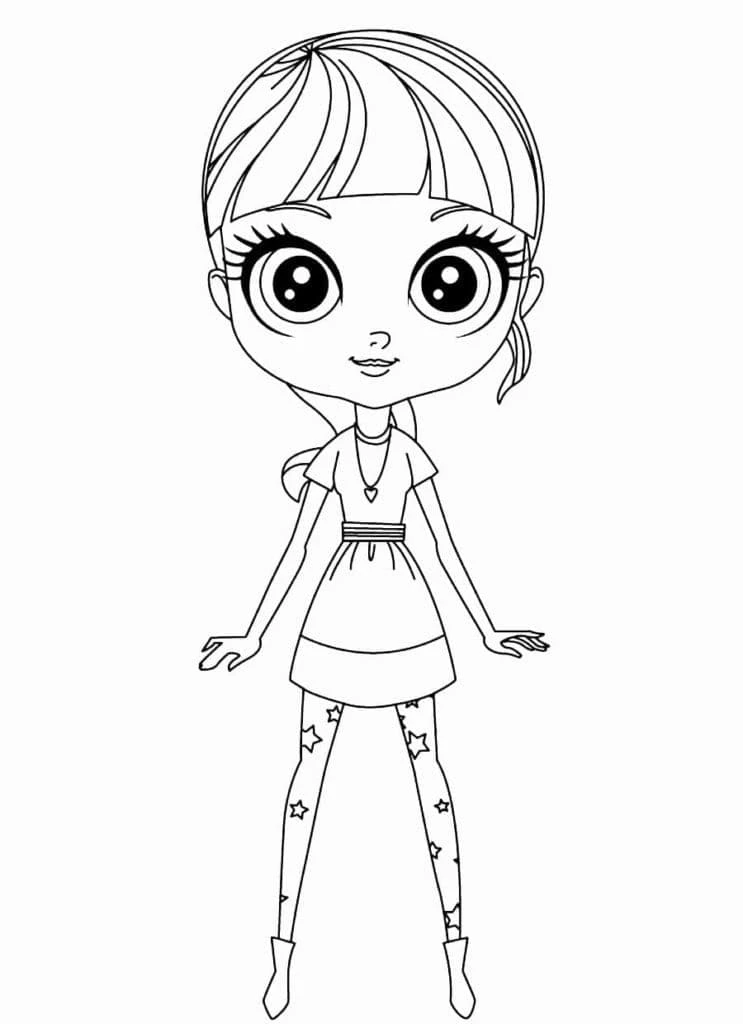 Littlest Pet Shop boyama sayfası – boyama etkinliği, çocuk aktivitesi