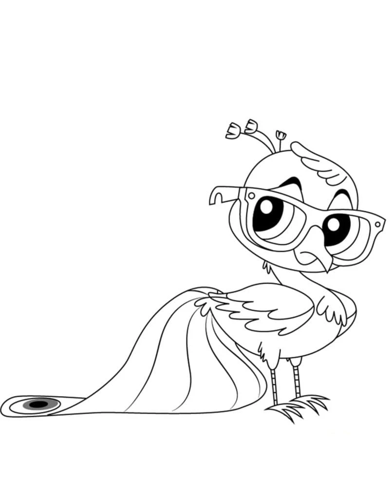 Littlest Pet Shop boyama sayfası – sanatsal çalışma, çocuklar için