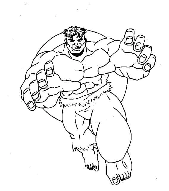 Hulk boyama sayfası – boyama etkinliği, çocuk aktivitesi