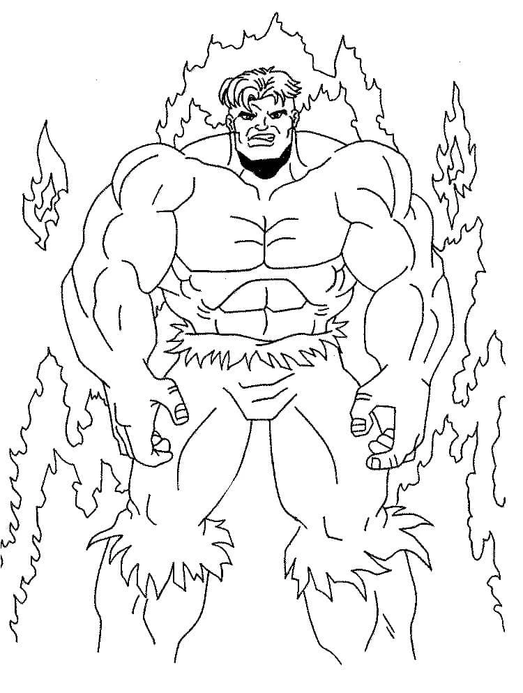 Hulk boyama sayfası – eğitici aktivite, yaratıcılık