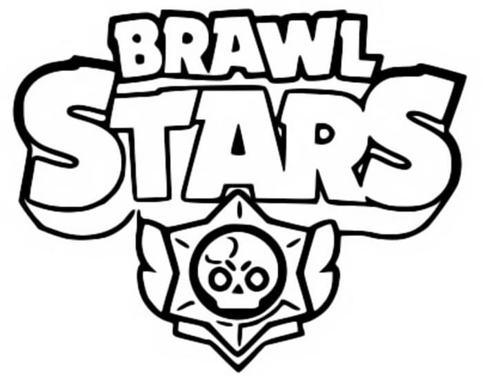 Brawl Stars boyama sayfası – sanatsal çalışma, çocuklar için