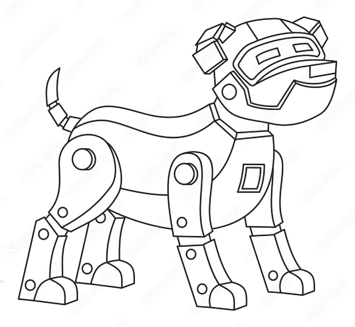 Robot boyama sayfası #79 – renk bilgisini öğretir, günlük etkinlik önerisi