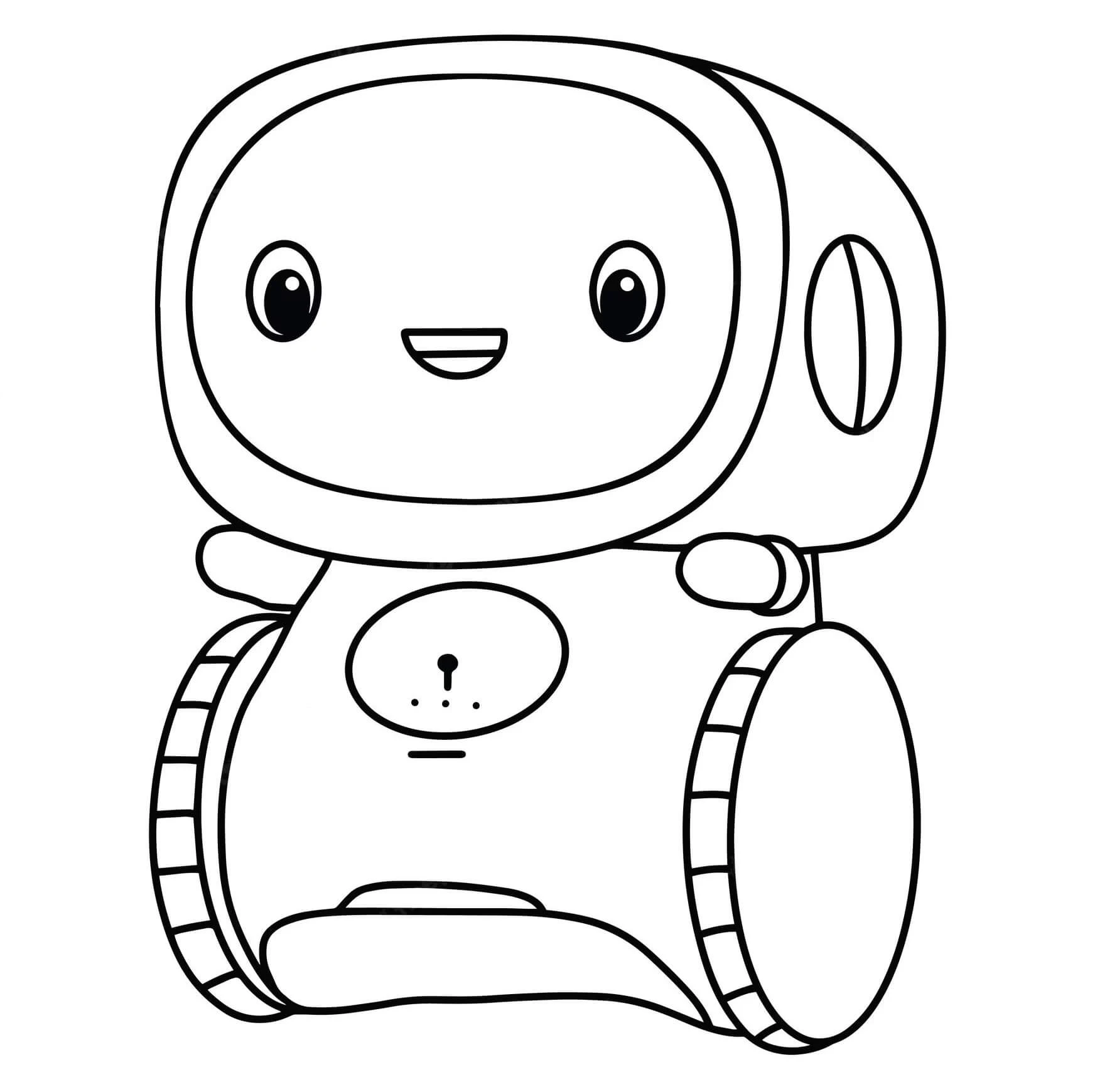 Robot boyama sayfası #82 – kolay indirilebilir, eğlenceli öğrenme deneyimi