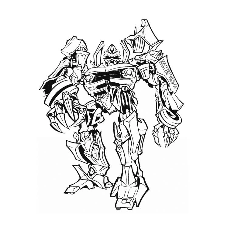 Transformers boyama sayfası #68 – tamamen ücretsiz, çocuklar için