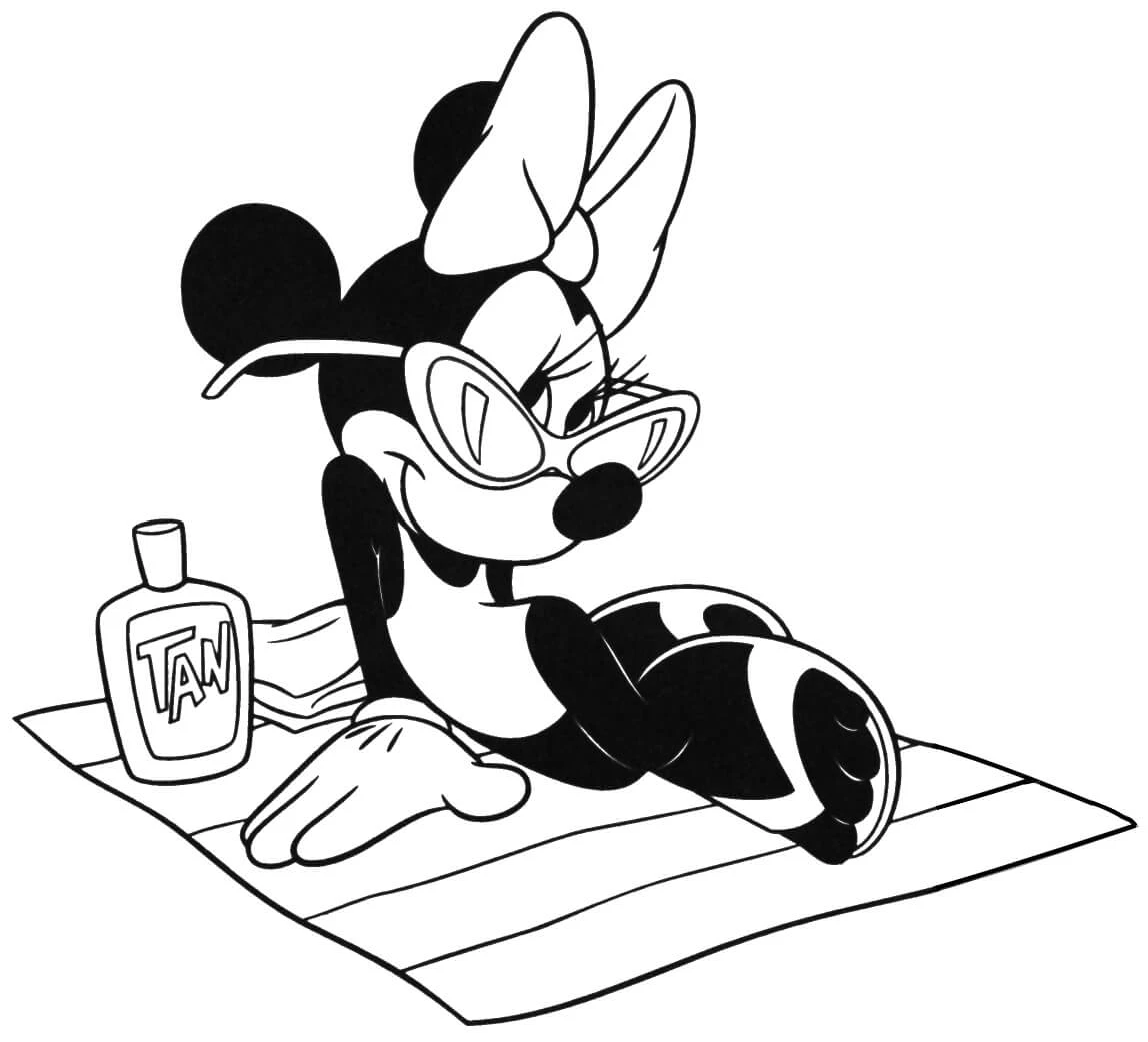 Mickey Mouse (Miki Fare) boyama sayfası – boyama etkinliği, çocuk aktivitesi