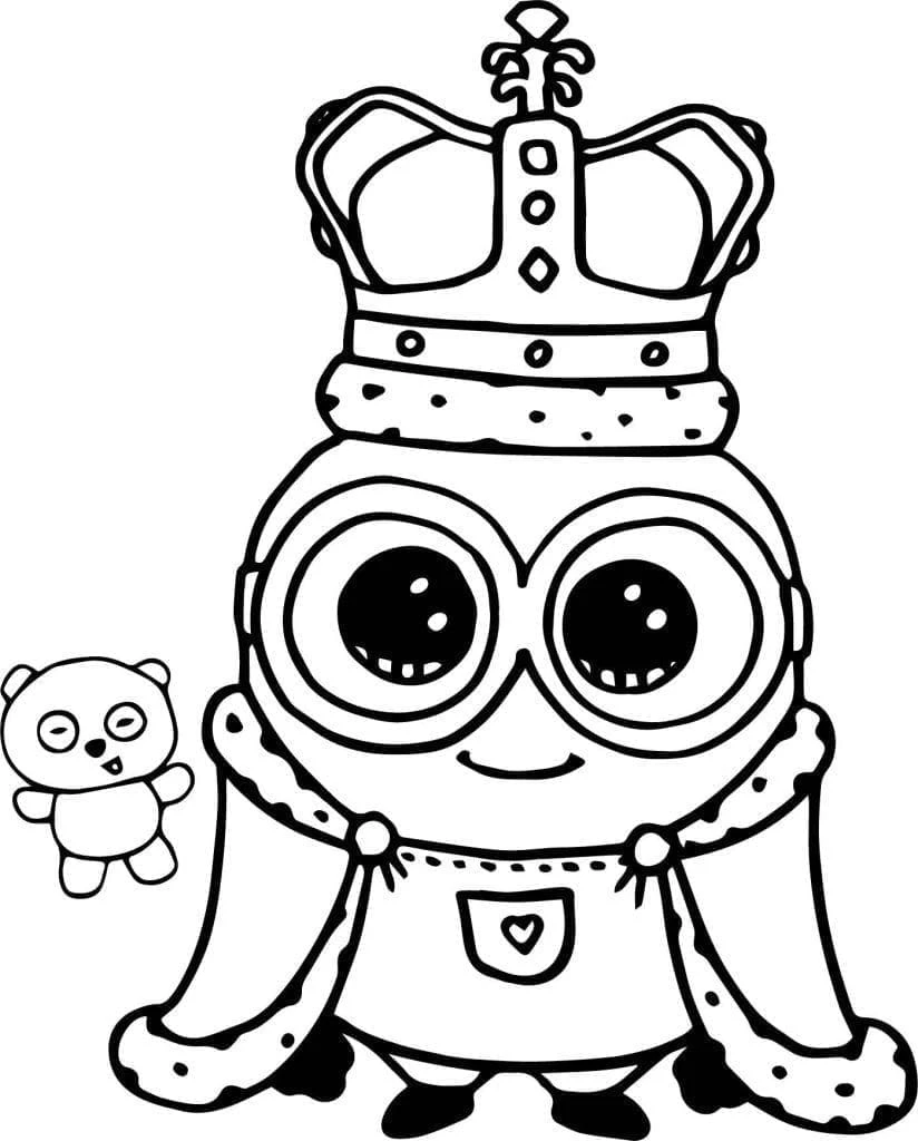 Minions boyama sayfası – boyama çalışması, yaratıcılığı geliştirir
