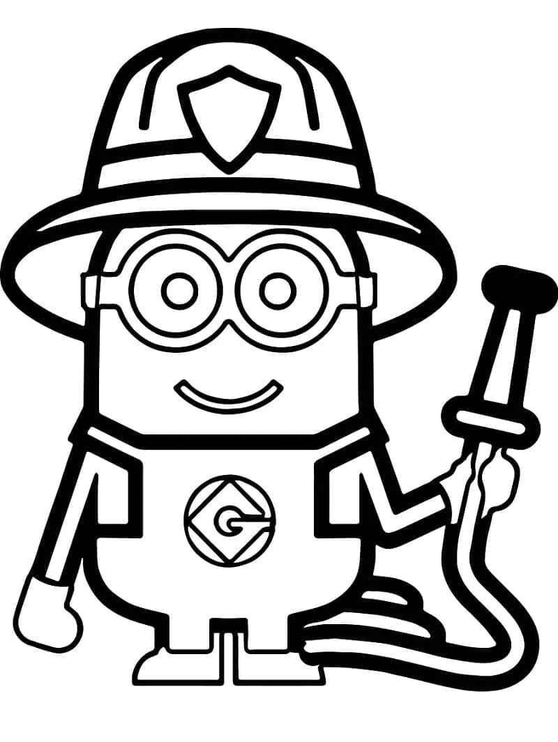 Minions boyama sayfası – ücretsiz yazdır, boyama etkinliği