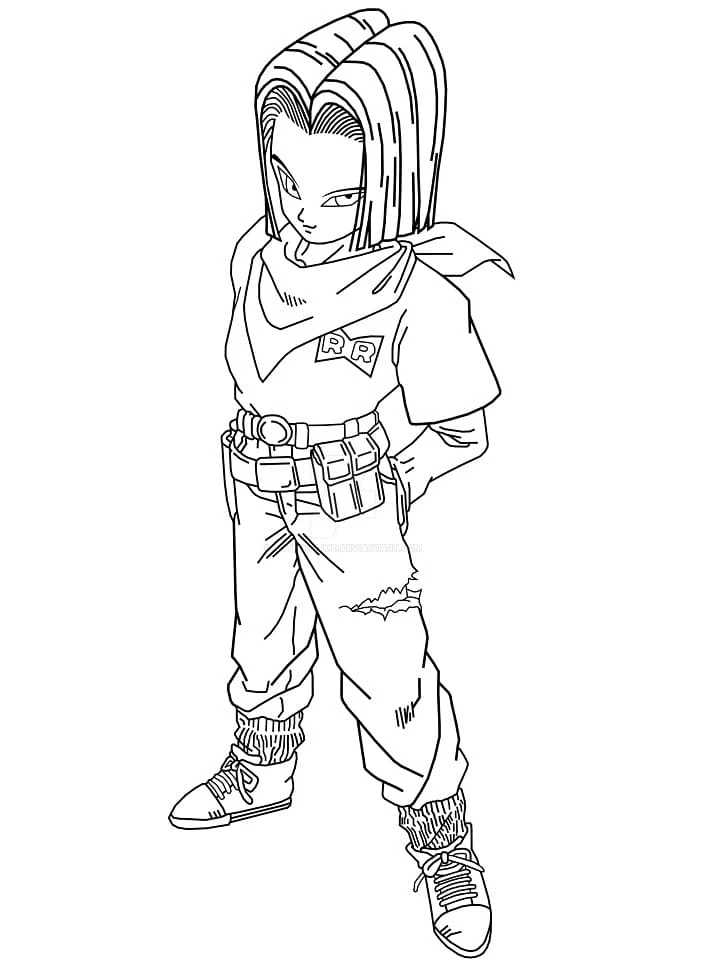 Dragon Ball boyama sayfası – okul öncesi, evde etkinlik