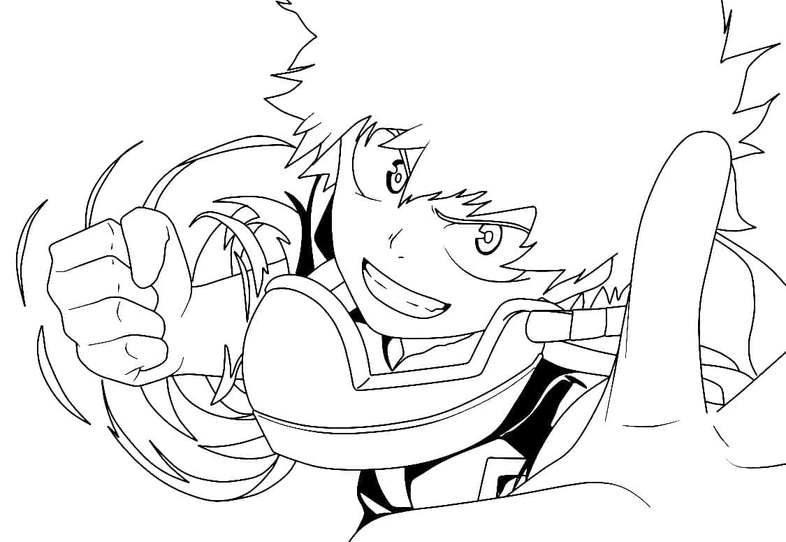 Kahraman Akademim (My Hero Academia) boyama sayfası #39 – doğum günü partisi aktivitesi, ekran süresine alternatif