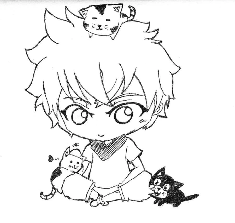 Hunter x Hunter boyama sayfası #43 – mürekkep tasarrufu sağlar, PDF indir