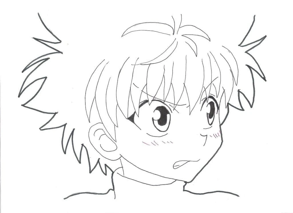 Hunter x Hunter boyama sayfası #48 – eğlenceli öğrenme deneyimi, okul öncesi