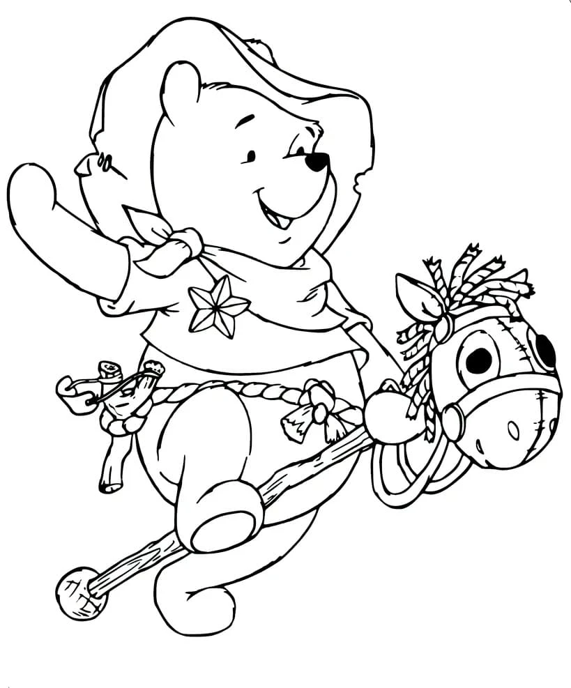 Ayı Winnie (Winnie-the-Pooh) boyama sayfası – eğitici aktivite, yaratıcılık