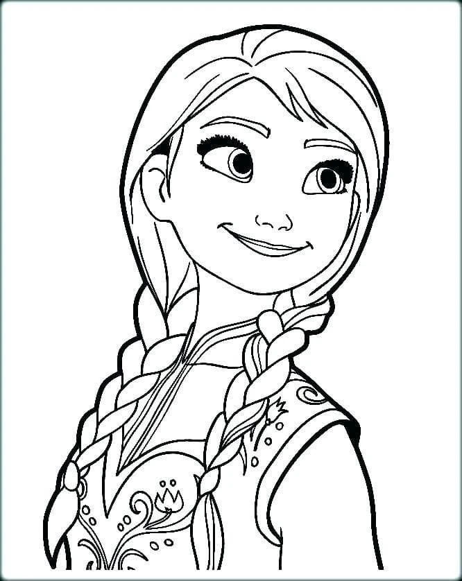 Frozen (Karlar Ülkesi) boyama sayfası – okul öncesi, evde etkinlik
