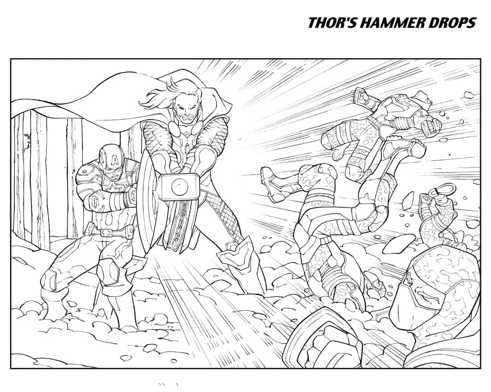Avengers (Yenilmezler) Boyama