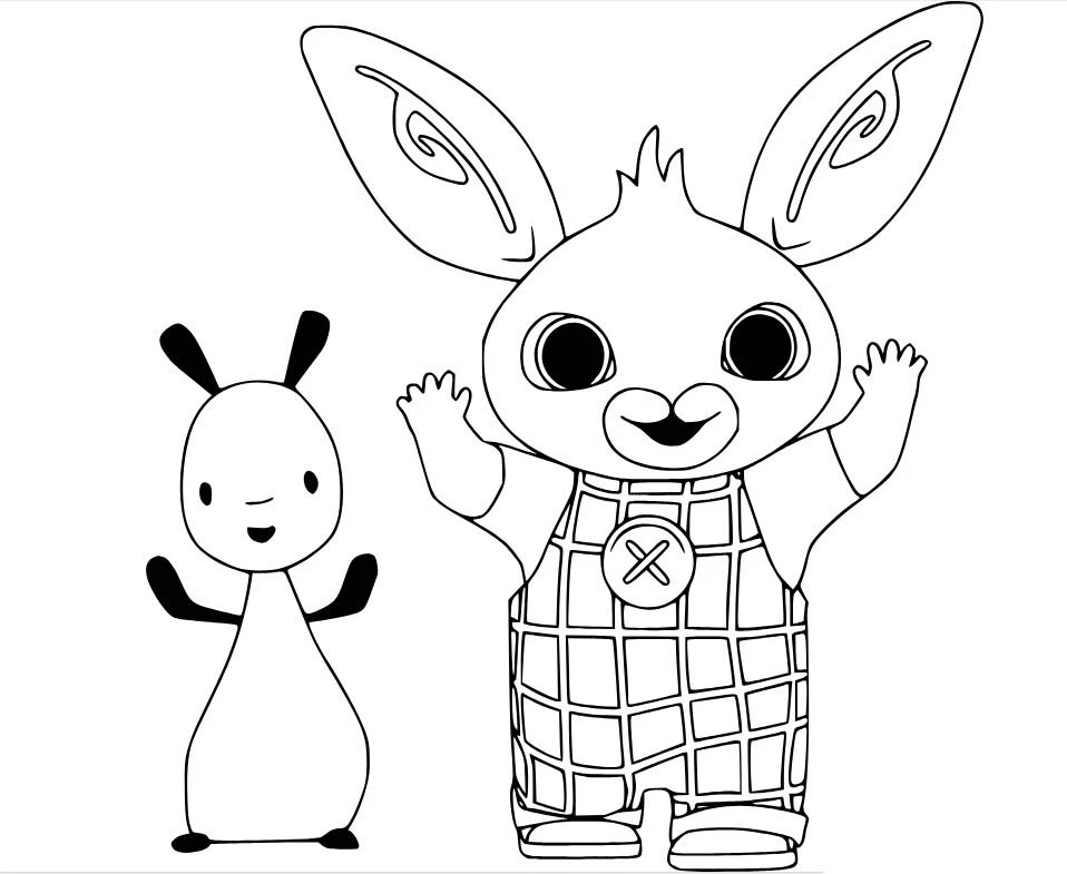 Bing boyama sayfası – boyama etkinliği, çocuk aktivitesi