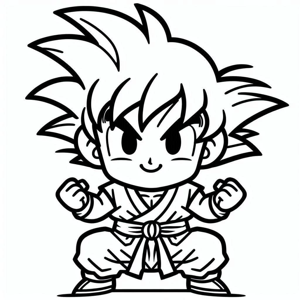 Goku Ultra İçgüdü boyama sayfası – yaratıcılığı geliştirir, keyifli zaman