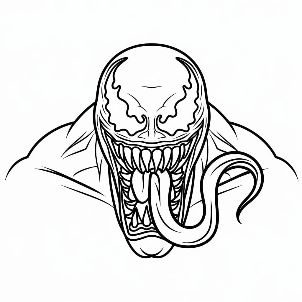 Venom boyama sayfası #30 – yaratıcılığı geliştirir, keyifli zaman