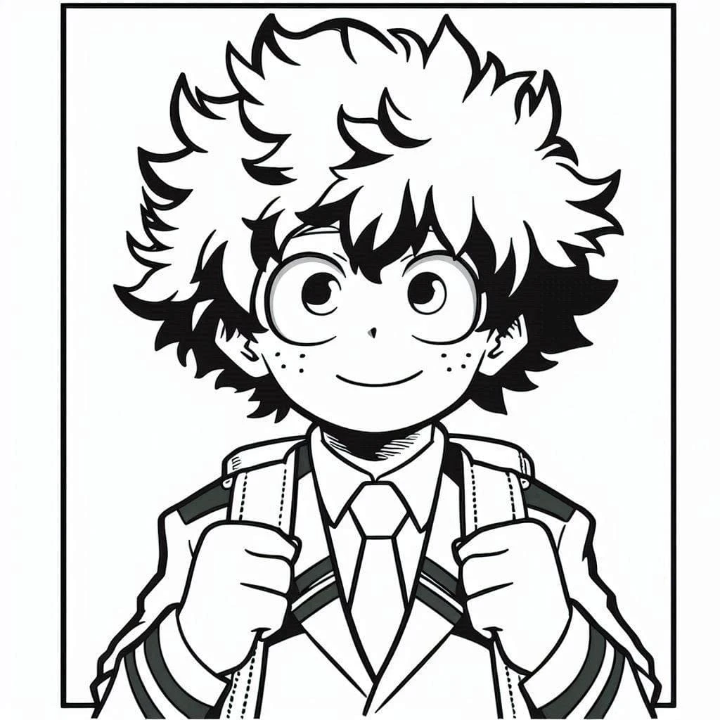 Izuku Midoriya boyama sayfası #26 – çocuklarla kaliteli zaman, yaratıcılığı geliştirir