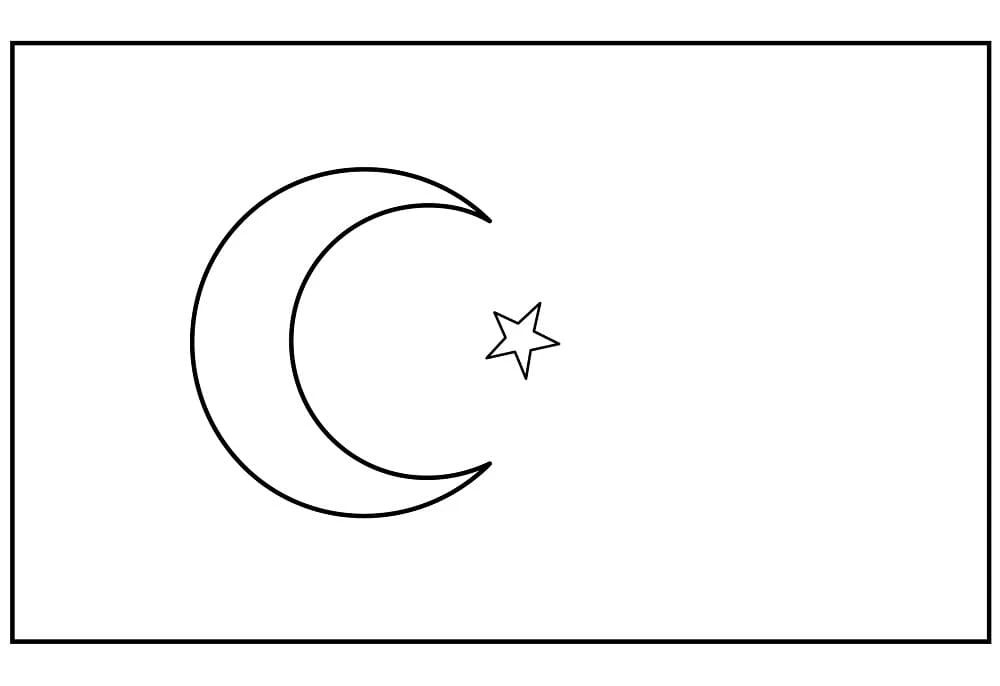 Türkiye boyama sayfası – yaratıcılığı geliştirir, keyifli zaman
