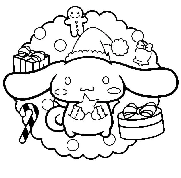 Cinnamoroll boyama sayfası – keyifli zaman, renkli çizimler