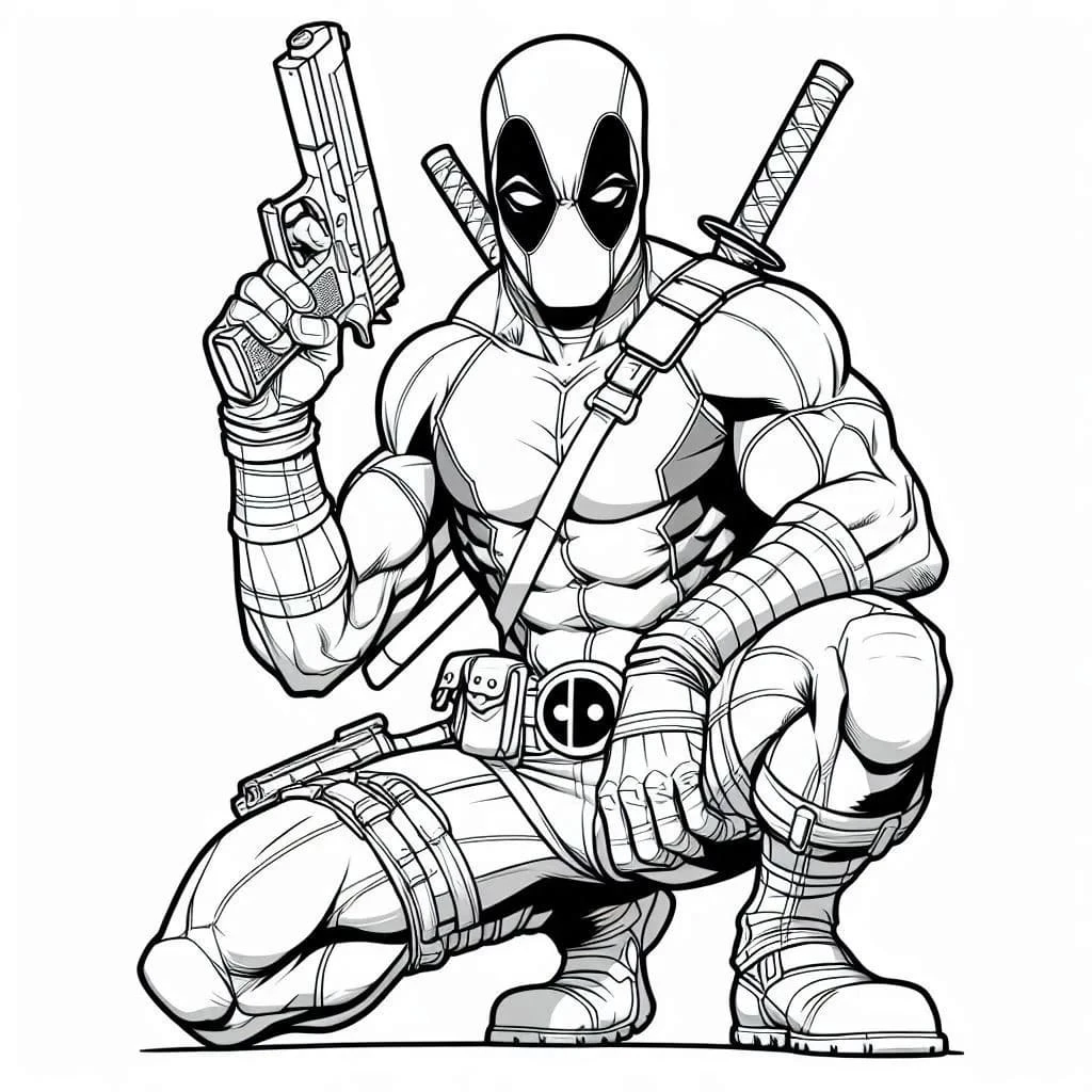Marvel boyama sayfası – el becerilerini geliştirir, boyama çalışması
