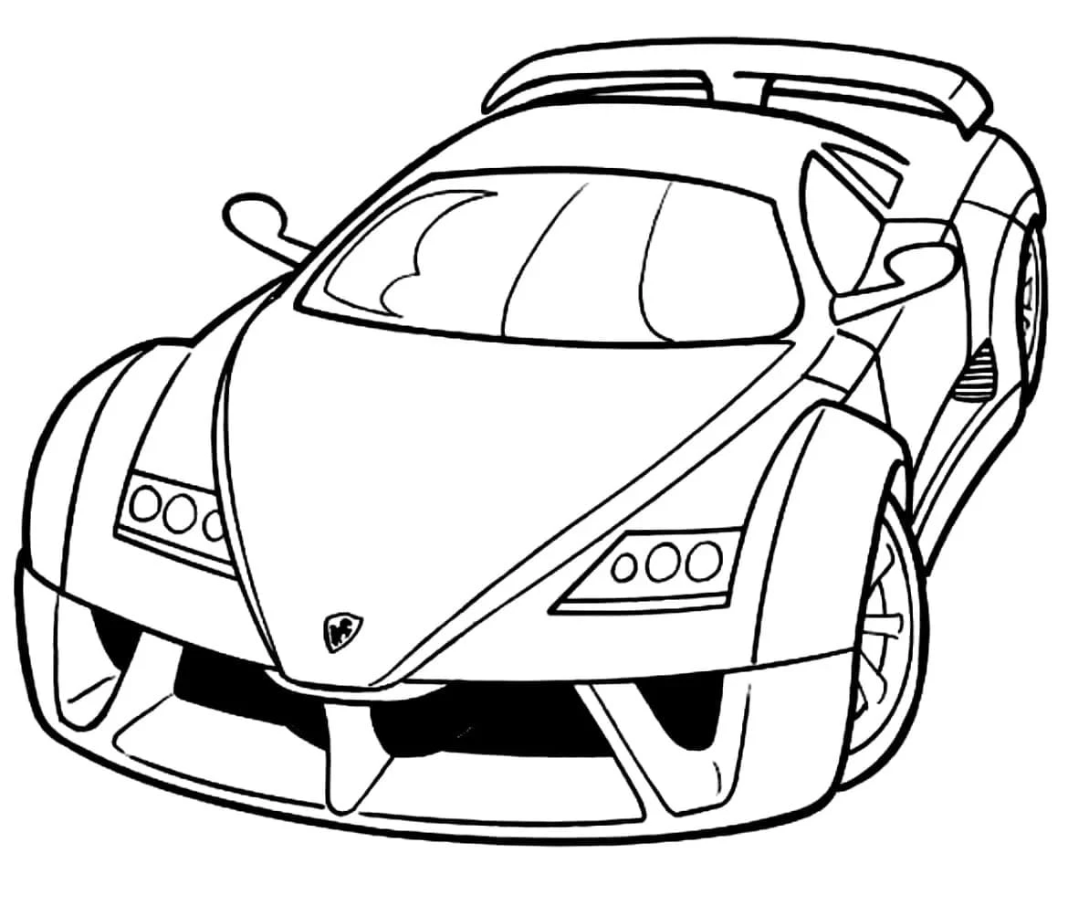 Ferrari boyama sayfası – ücretsiz yazdır, boyama etkinliği