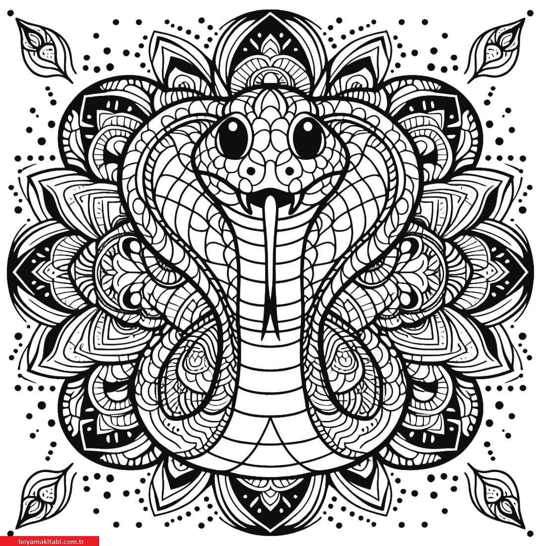 Mandala Hayvanlar Boyama