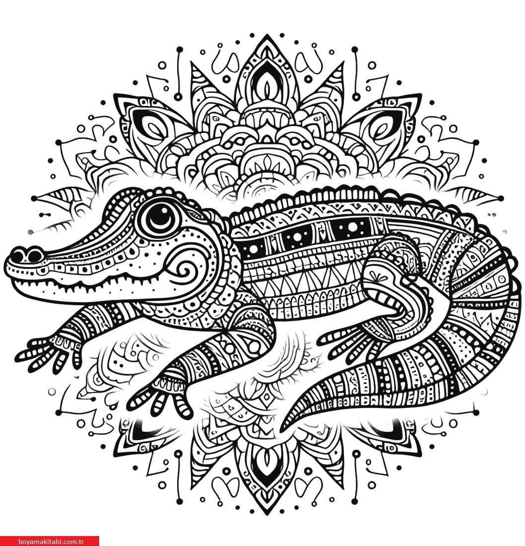 Mandala Hayvanlar Boyama