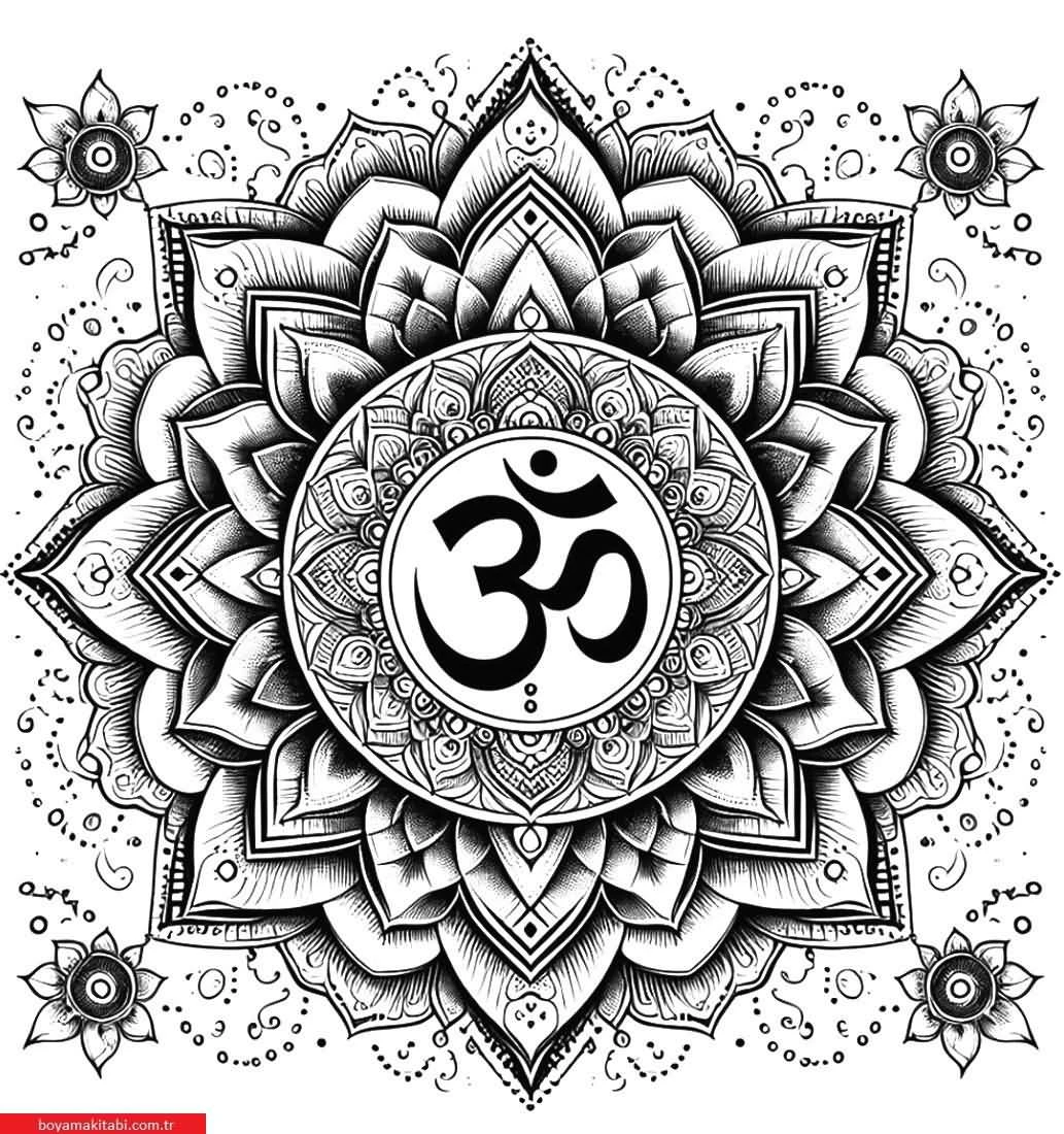 Mantra Mandalaları Boyama