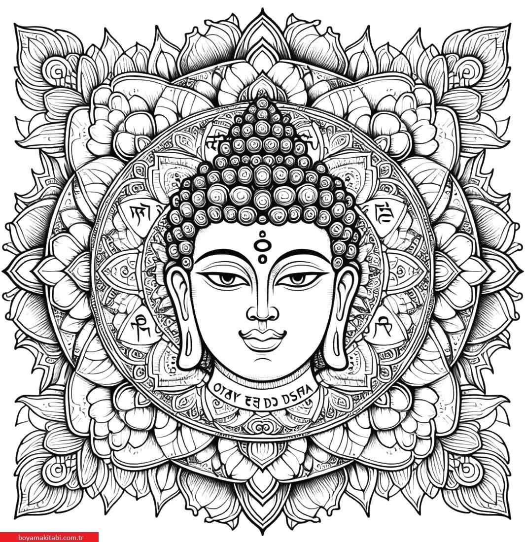 Mantra Mandalaları Boyama