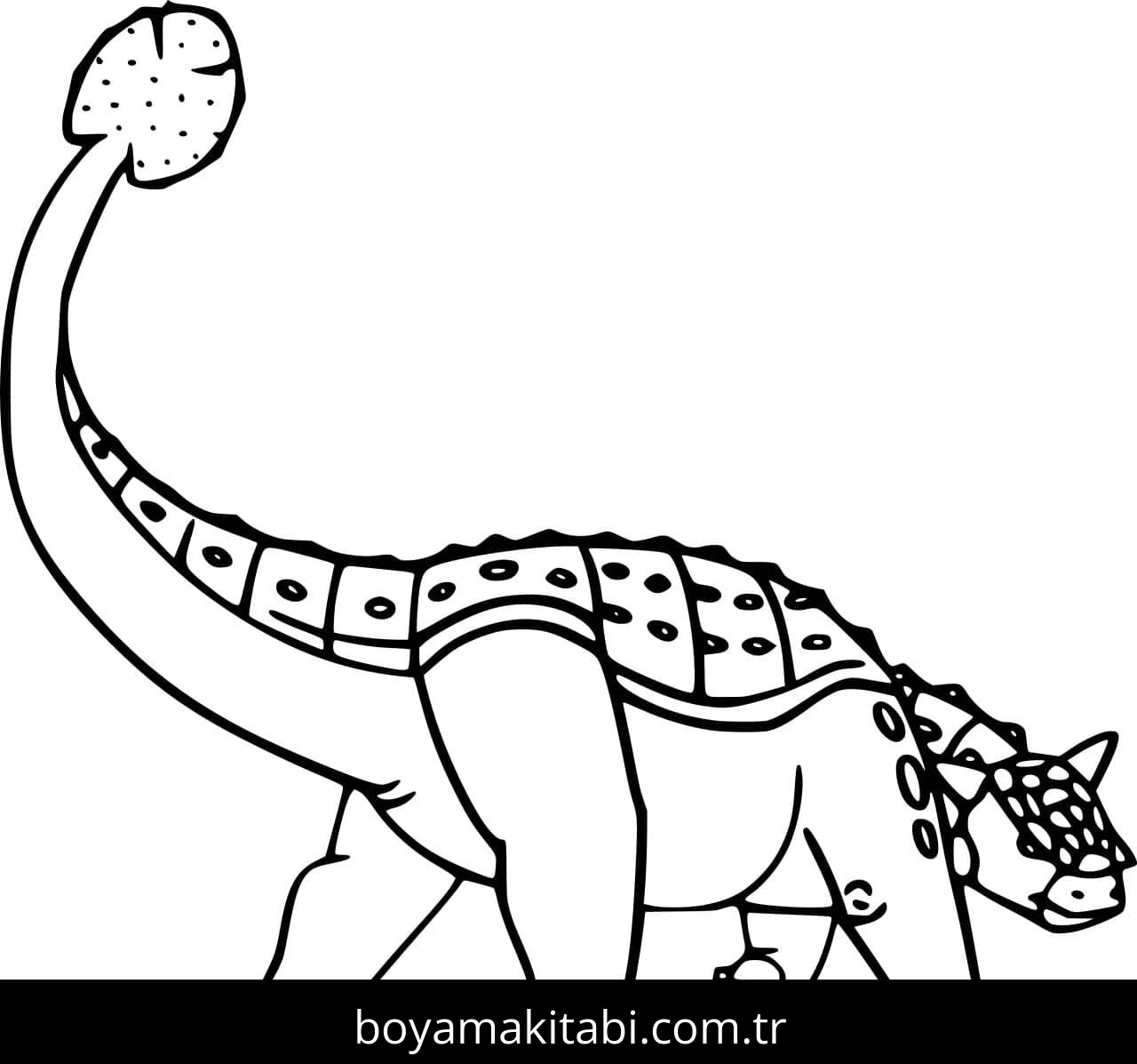 Ankylosaurus Dinazor Boyama