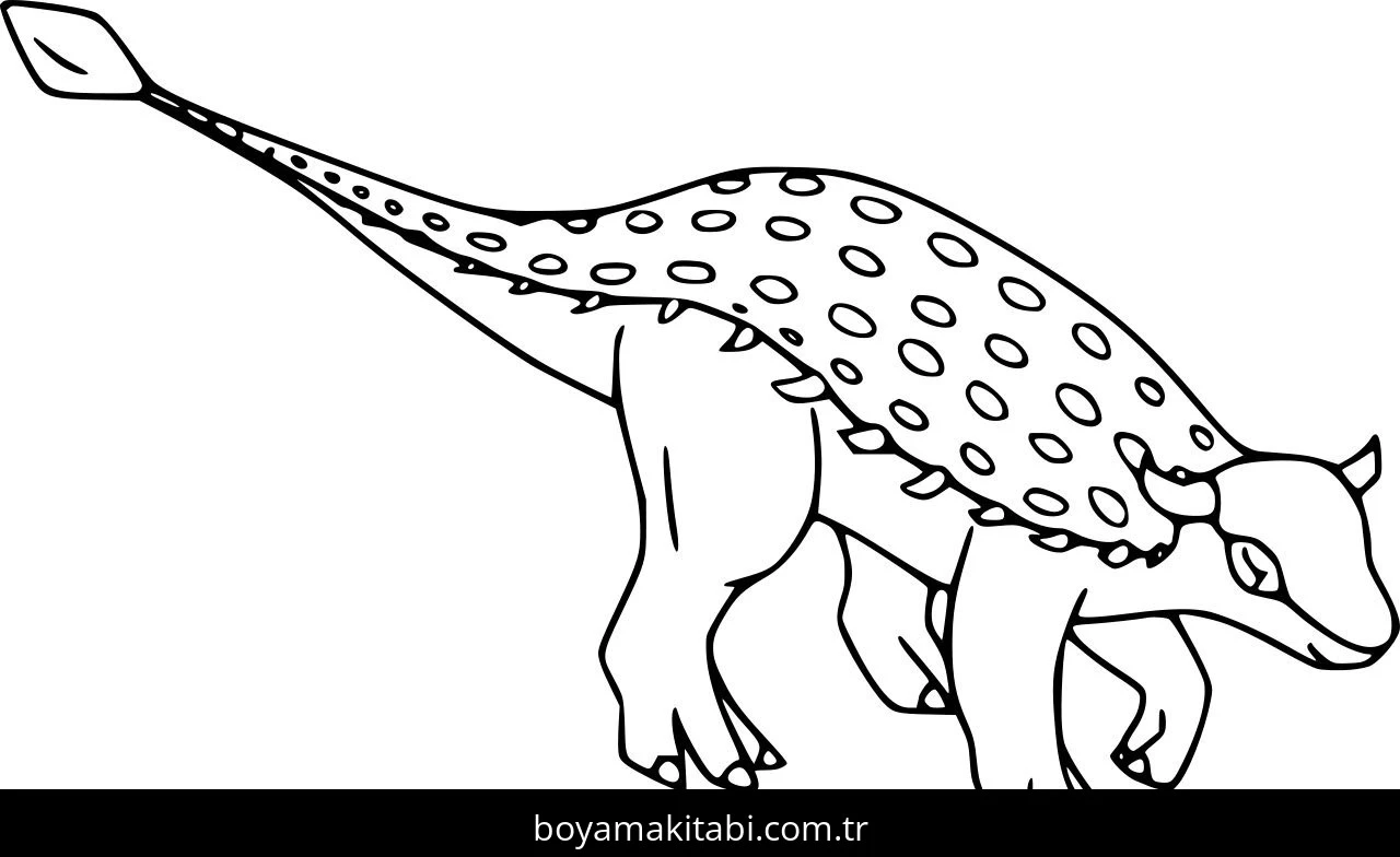 Ankylosaurus Dinazor Boyama