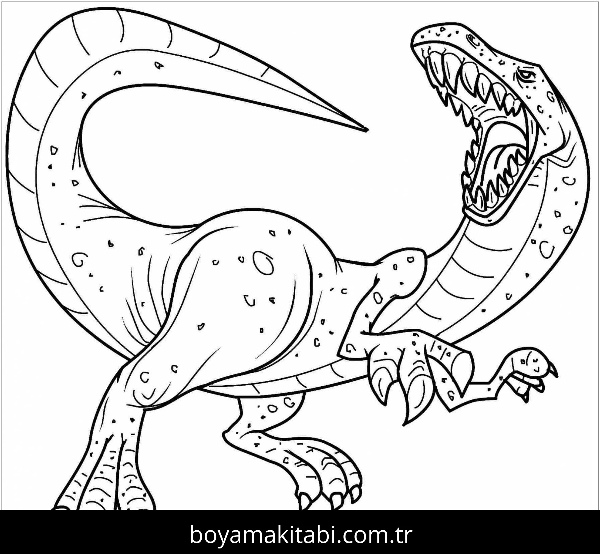 Allosaurus Dinazor Boyama