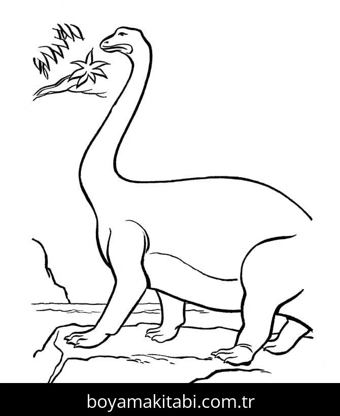 Apatosaurus Dinazor boyama sayfası #15 – doğum günü partisi aktivitesi, ekran süresine alternatif