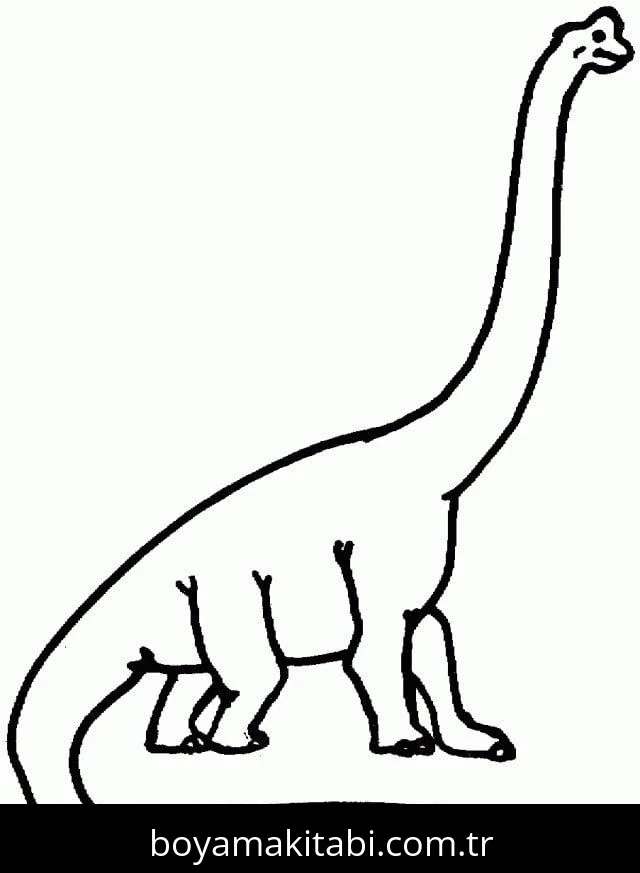 Apatosaurus Dinazor Boyama