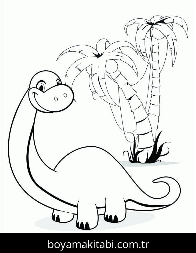 Apatosaurus Dinazor Boyama